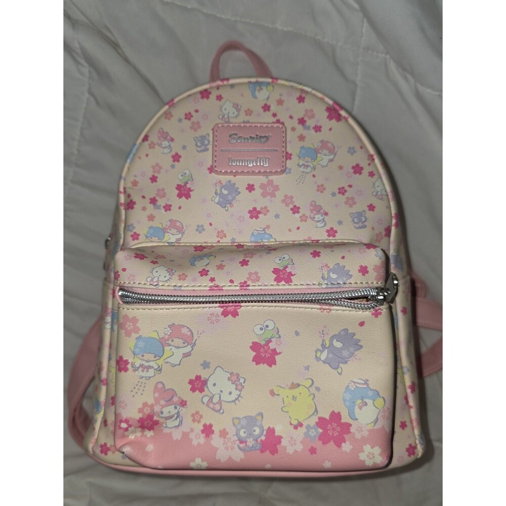 Loungefly Sanrio hello kitty chibi character print mini backpack bookbag purse!